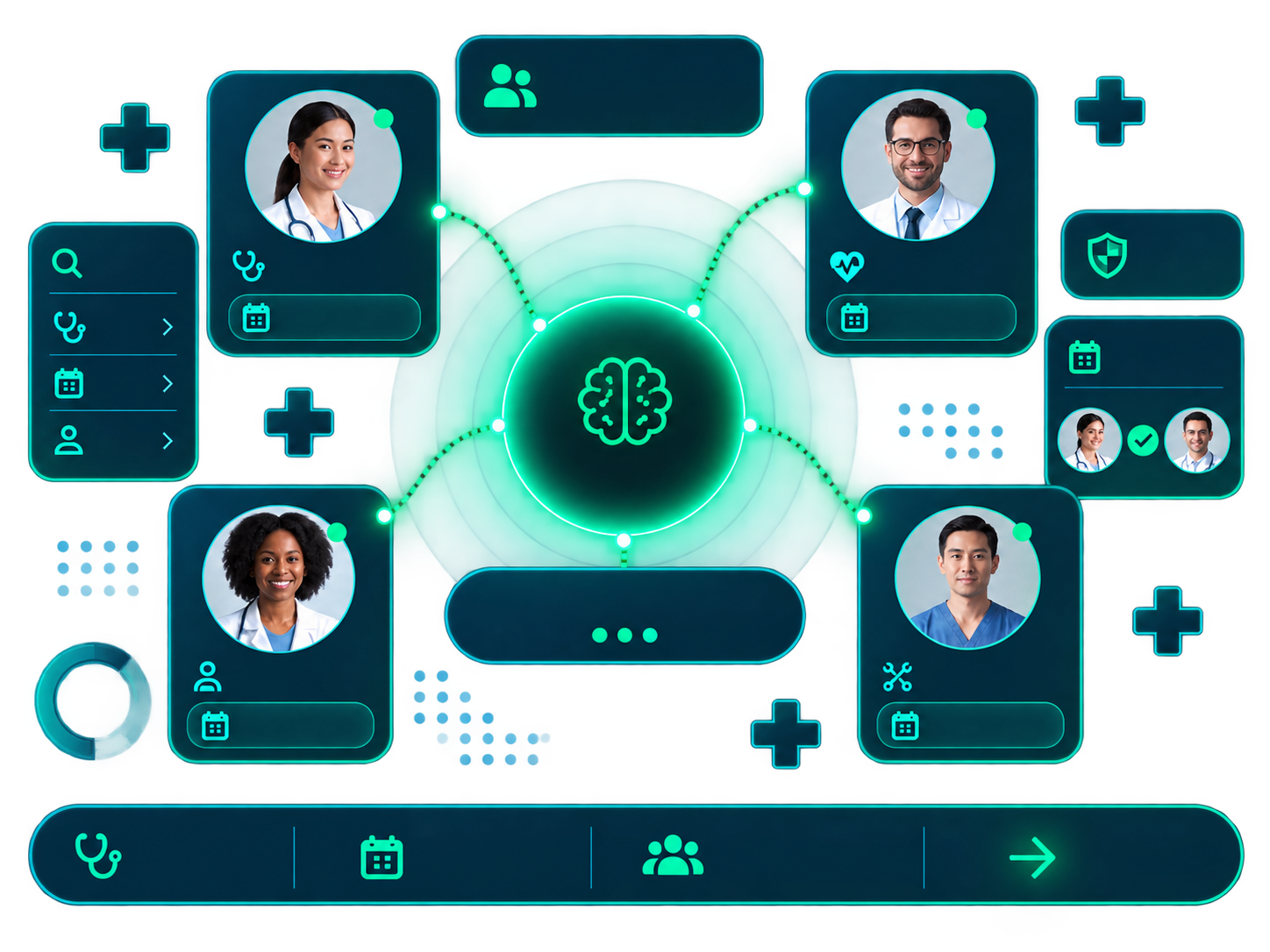 MedMatch AI connects healthcare professionals within a community