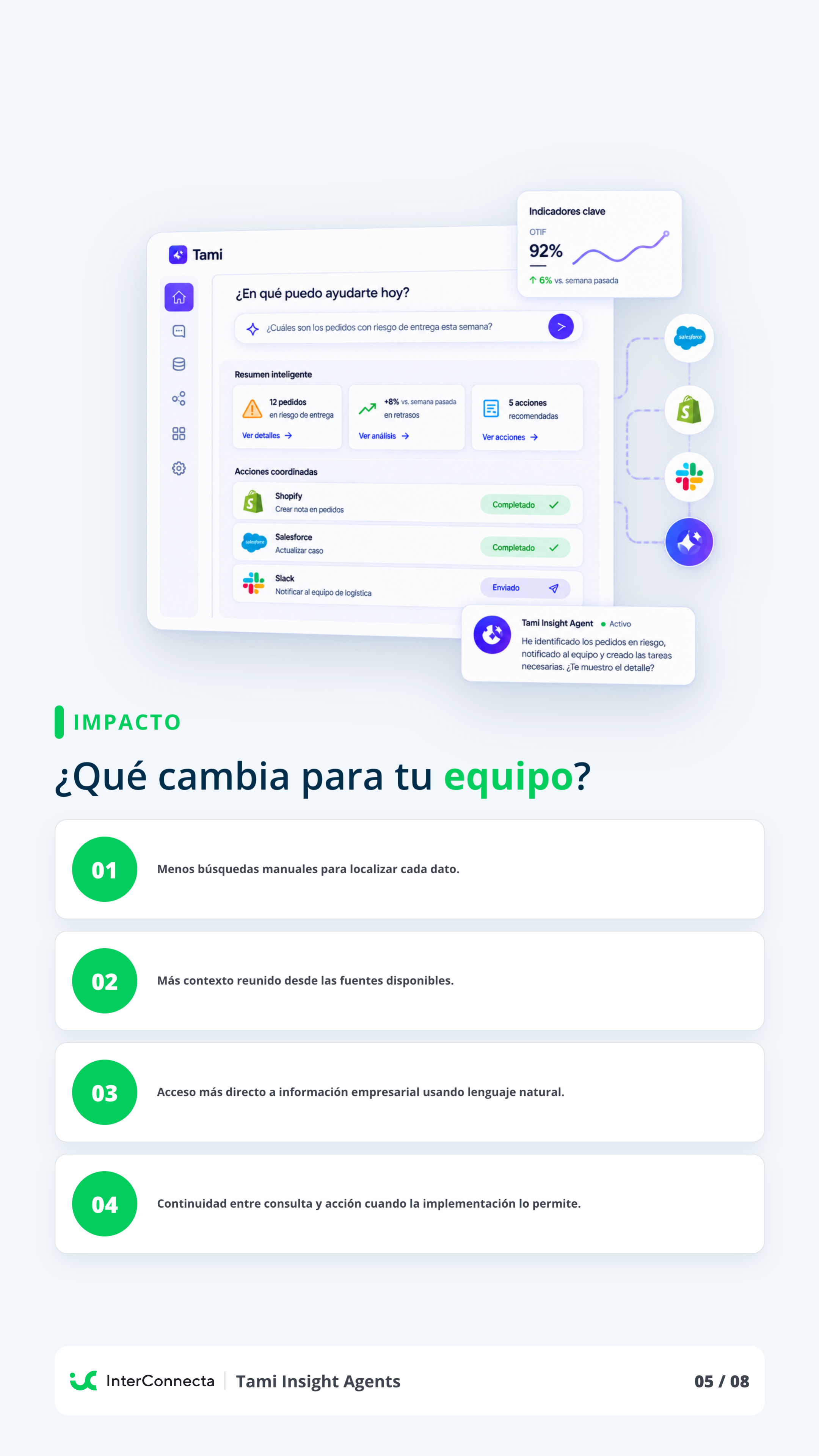 Pagina vertical 5 del brochure Tami Insight Agents